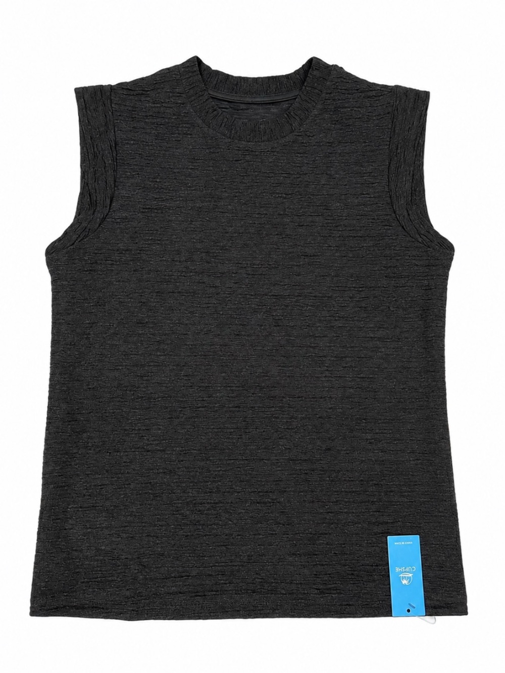 Round Neck Sleeveless Jersey Top